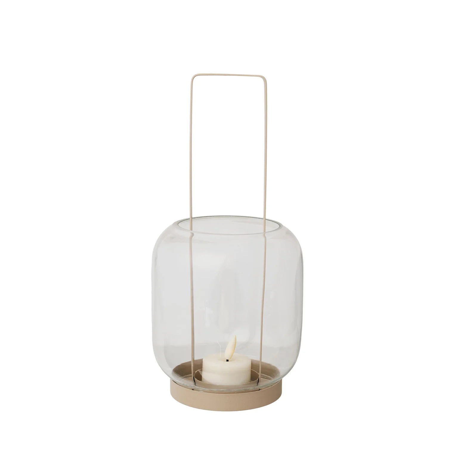 Sia Glaslaterne S Beige